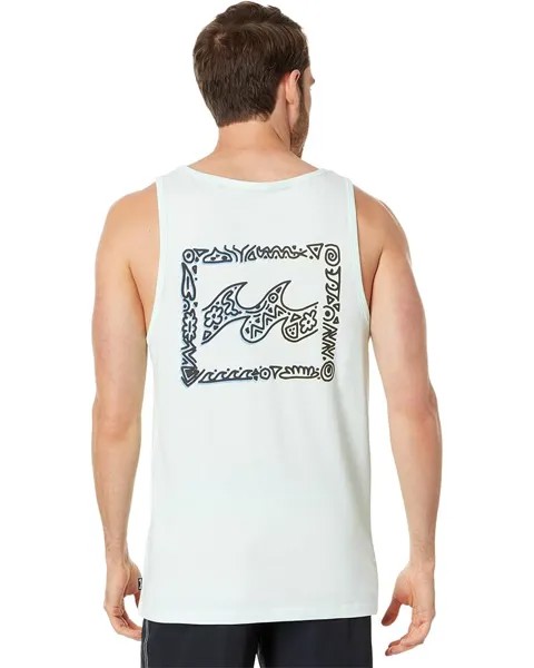 Майка Billabong Crayon Wave Tank, цвет Seaglass