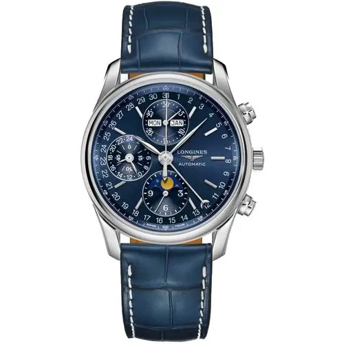 Наручные часы LONGINES The Longines Master Collection, синий, серебряный