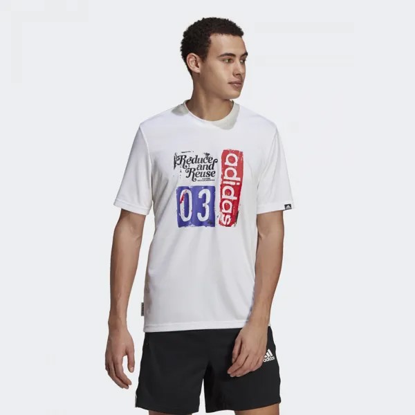 Лонгслив мужской Adidas GL3267 белый 2XL