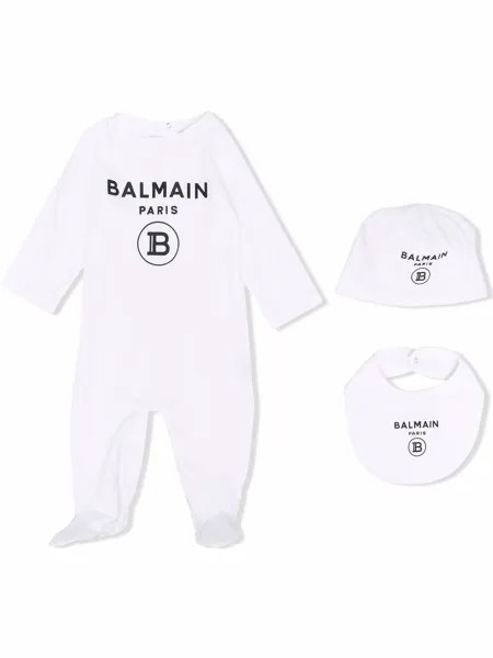 Balmain Kids пижама с логотипом