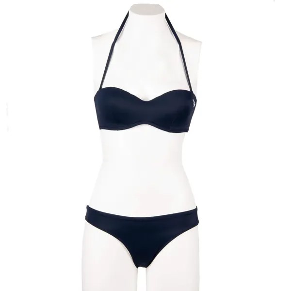 EMPORIO ARMANI Swimwear Трусики-бикини-бандо с логотипом Deep Blue 11421
