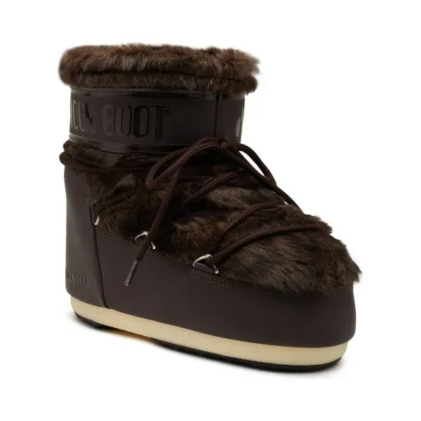 Утепленные зимние ботинки Moon Boot, коричневый