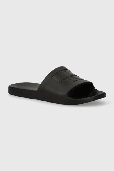 Шлепанцы Slide Monogram Debossed Eva Calvin Klein Jeans, черный