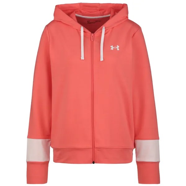 Спортивная куртка Under Armour Kapuzensweatjacke Rival Terry CB, цвет pink / weiß