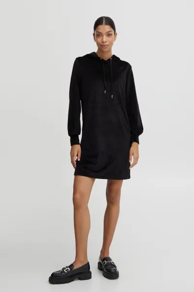 Платье b.young BYMITZA HOODIE DRESS 20812322, черный