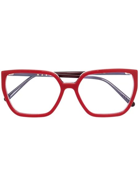 Marni Eyewear очки в квадратной оправе