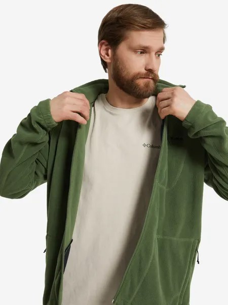 Джемпер флисовый мужской Columbia Fast Trek Ii Full Zip Fleece, Зеленый
