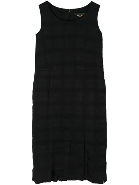 Платье миди в клетку Comme Des Garçons Comme Des Garçons, черный