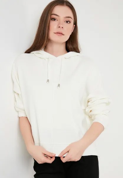 Джемпер с капюшоном LELA, белый