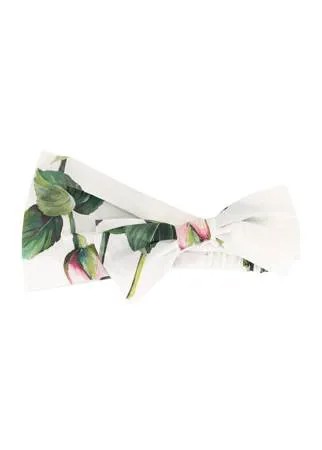 Dolce & Gabbana Kids повязка на голову с принтом Tropical Rose