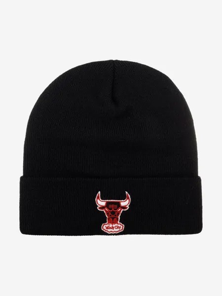 Шапка с отворотом MITCHELL NESS KTCFFH21HW017-CBUBLCK Chicago Bulls NBA (черный), Черный