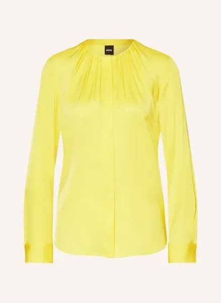 Шелковая блузка-рубашка banorah Boss, желтый