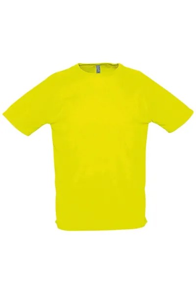 Спортивная футболка с короткими рукавами SOL'S, желтый