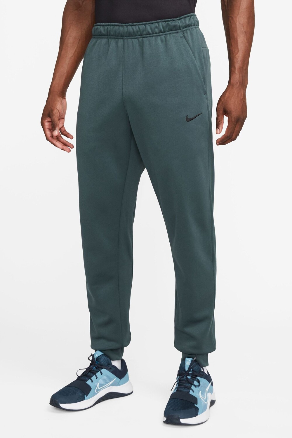 Спортивные джоггеры Therma fit с зауженными штанинами Nike, зеленый