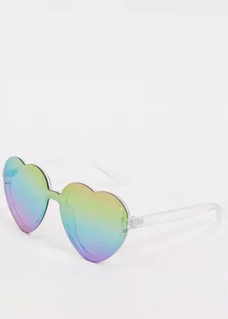 Разноцветные солнцезащитные очки в форме сердца с эффектом тай-дай Vans-Мульти