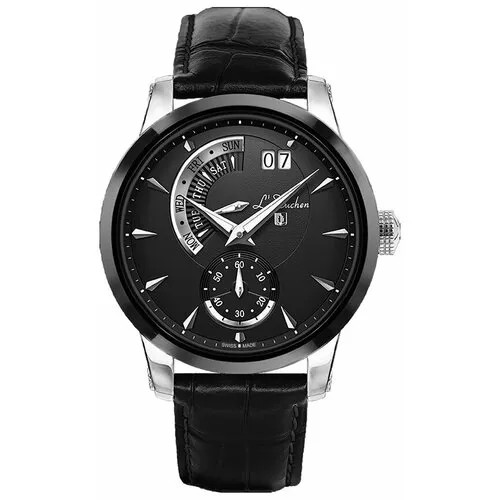 Наручные часы L'Duchen, черный, серебряный