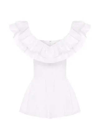 Хлопковый топ Alexander McQueen