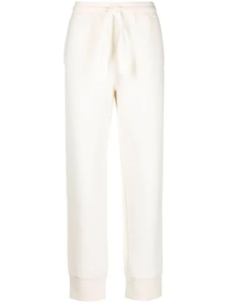 Jil Sander спортивные брюки с кулиской, белый