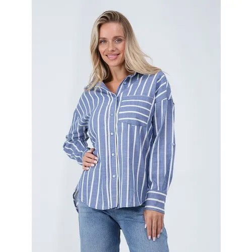 Рубашка VITACCI, размер 44-46, синий
