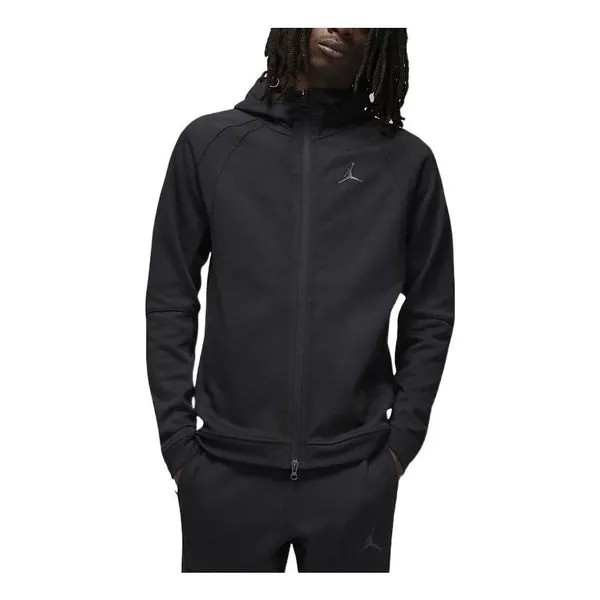 Куртка Air Jordan Dri-FIT Sport Air Full-Zip Hoodie 'Black', черный
