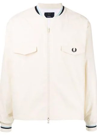 FRED PERRY бомбер с вышитым логотипом