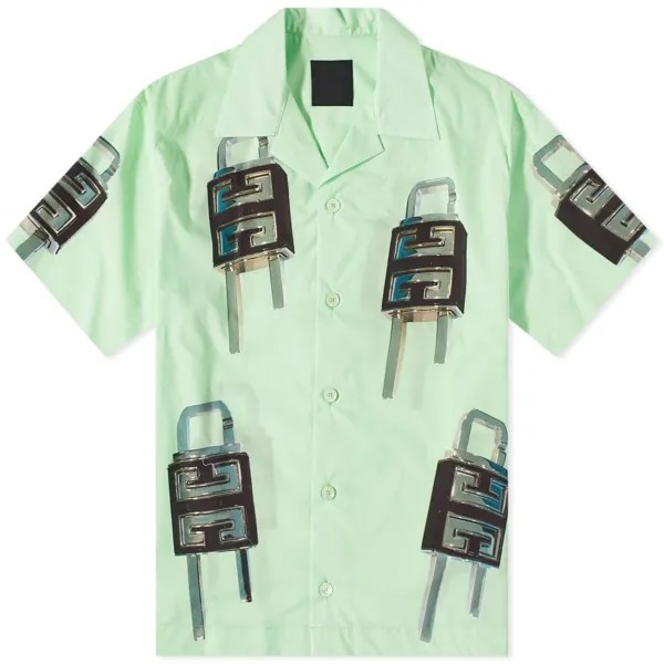 Гавайская рубашка с рисунком 4G Lock от Givenchy