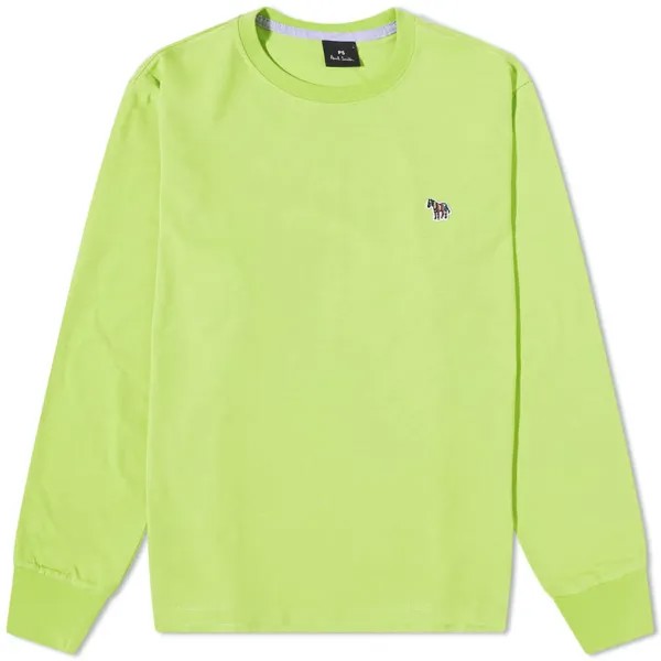 Футболка Paul Smith Long Sleeve Zebra Logo Tee