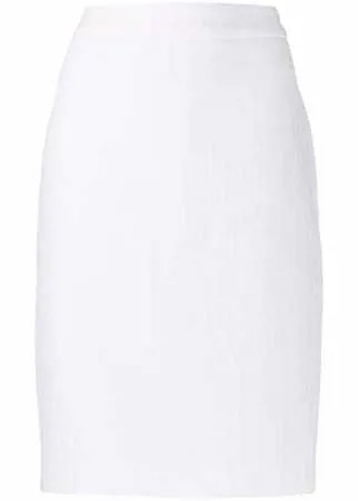 Boutique Moschino юбка с тиснением под кожу крокодила
