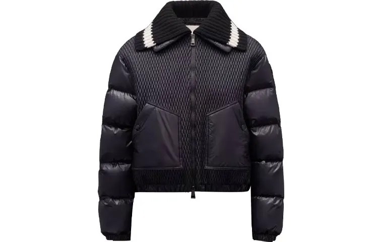 Moncler Женский пуховик, черный