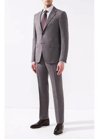 Костюм из смеси шерсти и льна Ermenegildo Zegna