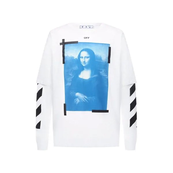 Хлопковый лонгслив Off-White