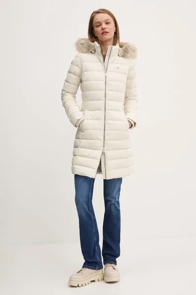 Пуховик Tommy Jeans, бежевый
