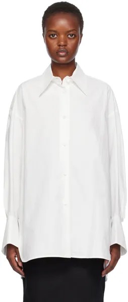 Белая рубашка из нидома Mame Kurogouchi