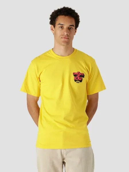 HUF Opposite Of Low T-Shirt Мужская золотая спортивная футболка Activewear Casual Top