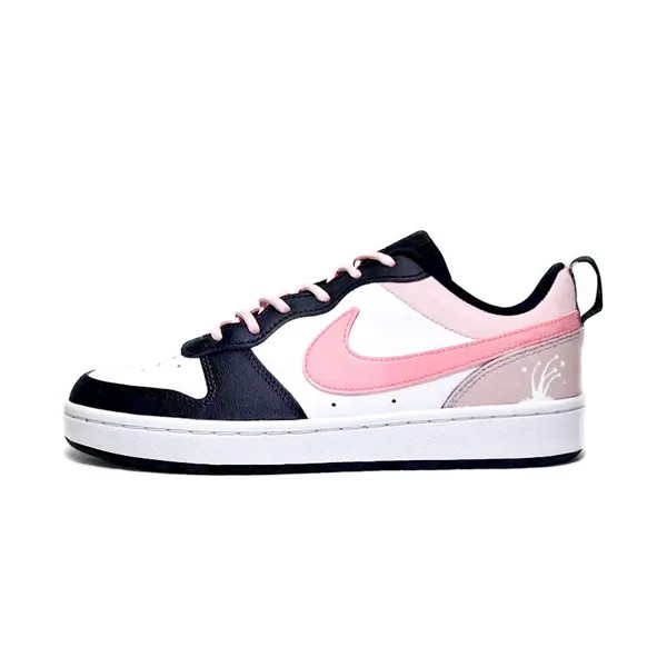 Кроссовки Nike Court Borough Skateboarding Shoes Women's Low-top Pink, черный