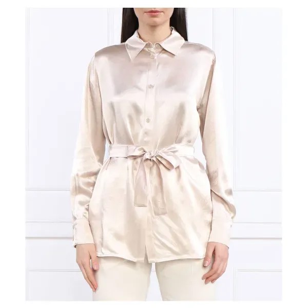 Рубашка стандартного кроя Max Mara, бежевый