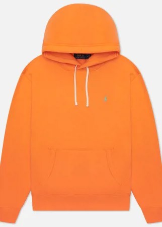 Мужская толстовка Polo Ralph Lauren Embroidered Pony Fleece Hoodie, цвет оранжевый, размер XL