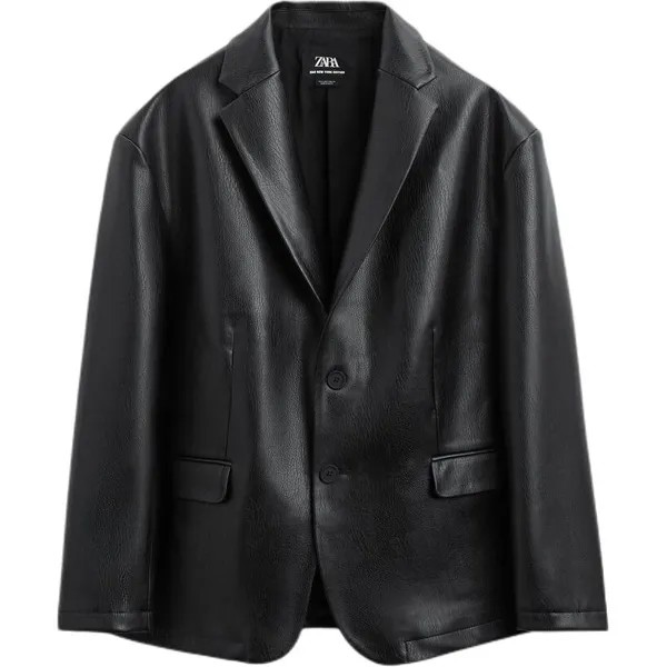 Деловой костюм мужской черный Zara, черный