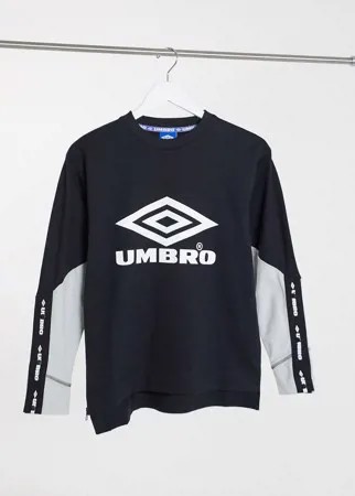 Черный свитшот Umbro Lina