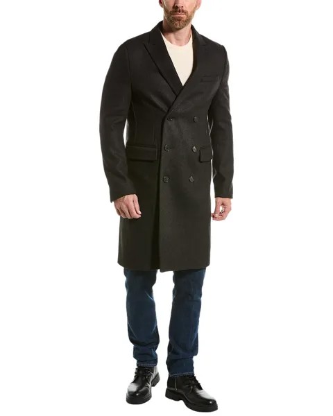 Тренч Kooples из смесовой шерсти THE KOOPLES, серый