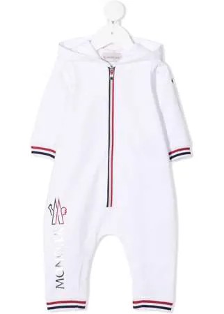 Moncler Enfant комбинезон на молнии с капюшоном