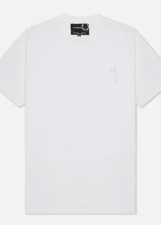 Мужская футболка Fred Perry x Raf Simons Laurel Pin Detail, цвет белый, размер M