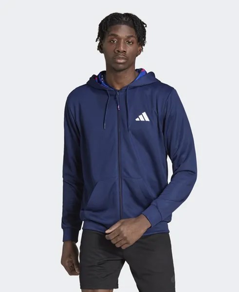 Куртка с капюшоном adidas Performance, синий