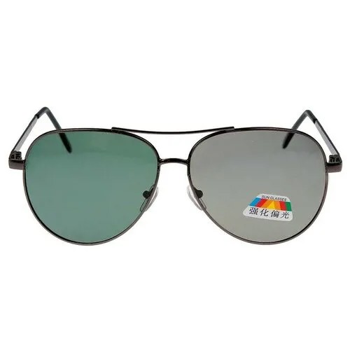 Солнцезащитные очки Мастер К., мультиколор, серебряный