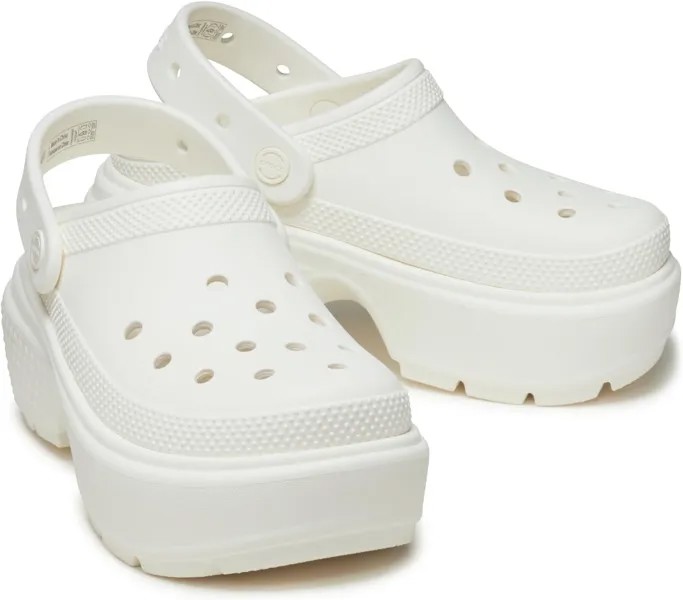 Сабо Stomp Clog Crocs, цвет Chalk
