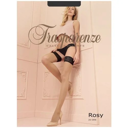 Чулки  Trasparenze Rosy, 20 den, размер 3-4, красный