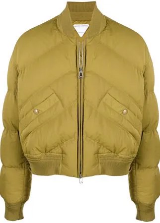 Bottega Veneta бомбер-пуховик оверсайз