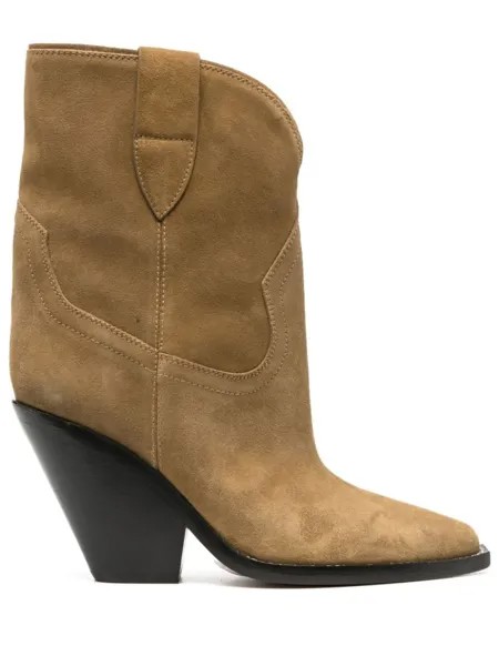 ISABEL MARANT ботильоны Leyane, коричневый
