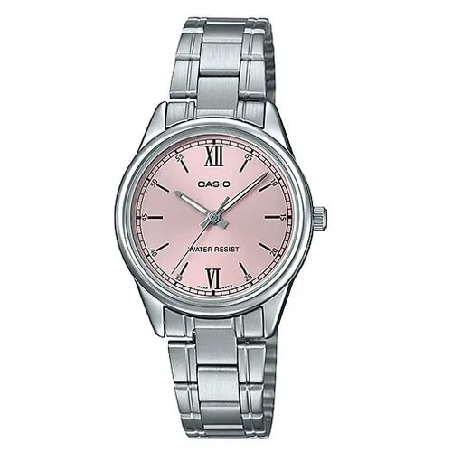 Наручные часы CASIO Collection LTP-V005D-4B2, розовый, серебряный