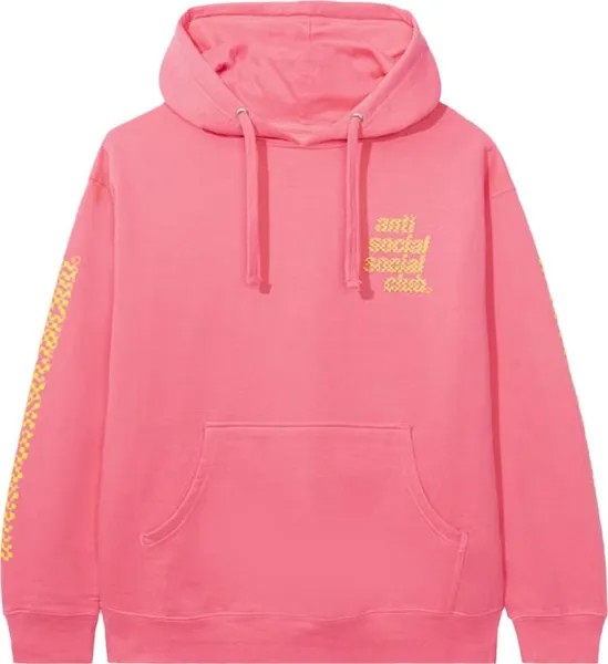 Худи Anti Social Social Club Food Court Hoodie 'Pink', розовый